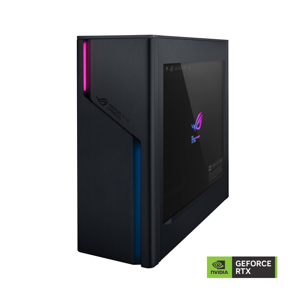 ASUS ROG G22CH Gaming Desktop - G22CH-1490KF012W - Intel Core i9-14900KF/32GB RAM/1TB SSD/NVIDIA GeForce RTX 4070 12GB/Windows 11 Home/600W power supply/Liquid Cooler - Extreme Dark Gray