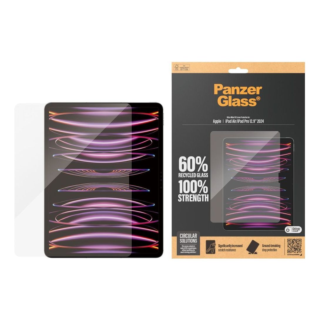 PanzerGlass Screen Protector Ultra-Wide Fit For iPad Air 13/iPad Pro 13