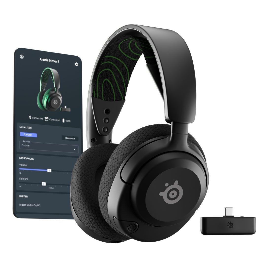 SteelSeries Arctis Nova 5X Wireless Gaming Headset - Black