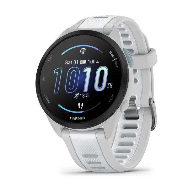 Garmin Forerunner 165 Fitness Smartwatch - Mist Grey/Whitestone