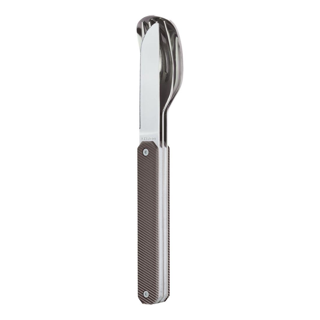 Akinod Straight Mirror Finish Cutlery 12H34 - Dark Grey