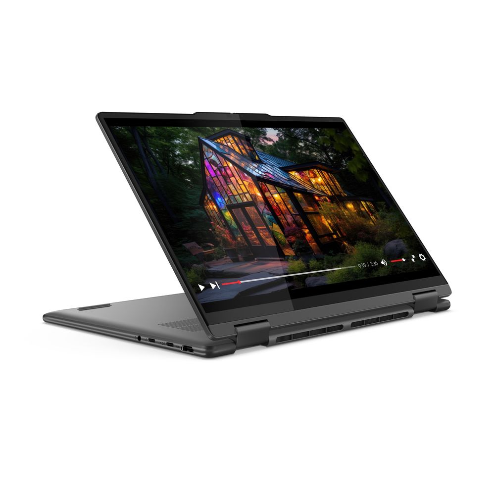 Lenovo Yoga 7 2-In-1 Convertible Laptop Notebook - Intel Core Ultra 7 155H/ 16GB RAM/ 1TB SSD / Intel Arc Graphics/ 14-Inch Wuxga (1920X1200) OLED Touch / Windows 11 - Storm Grey (Arabic/English)