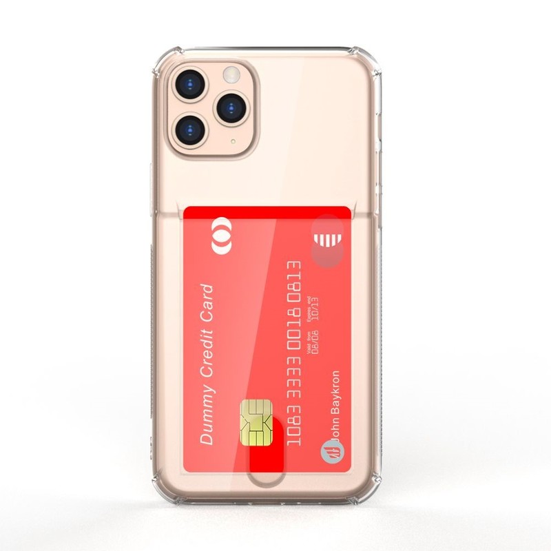 Baykron Credit Card Case Clear for iPhone 11 Pro