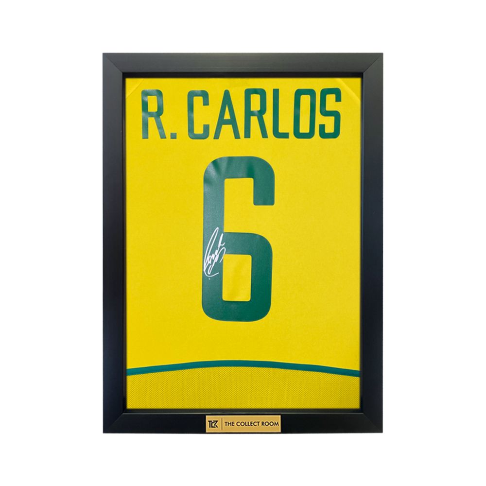 The Collect Room Roberto Carlos Signed Brazil 2001 National Team