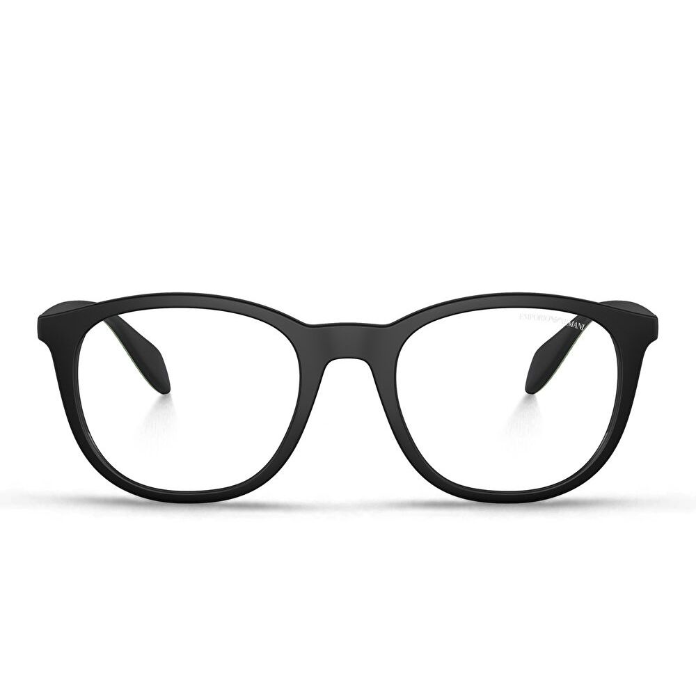Emporio Armani Round Eyeglasses - Black (190226001)