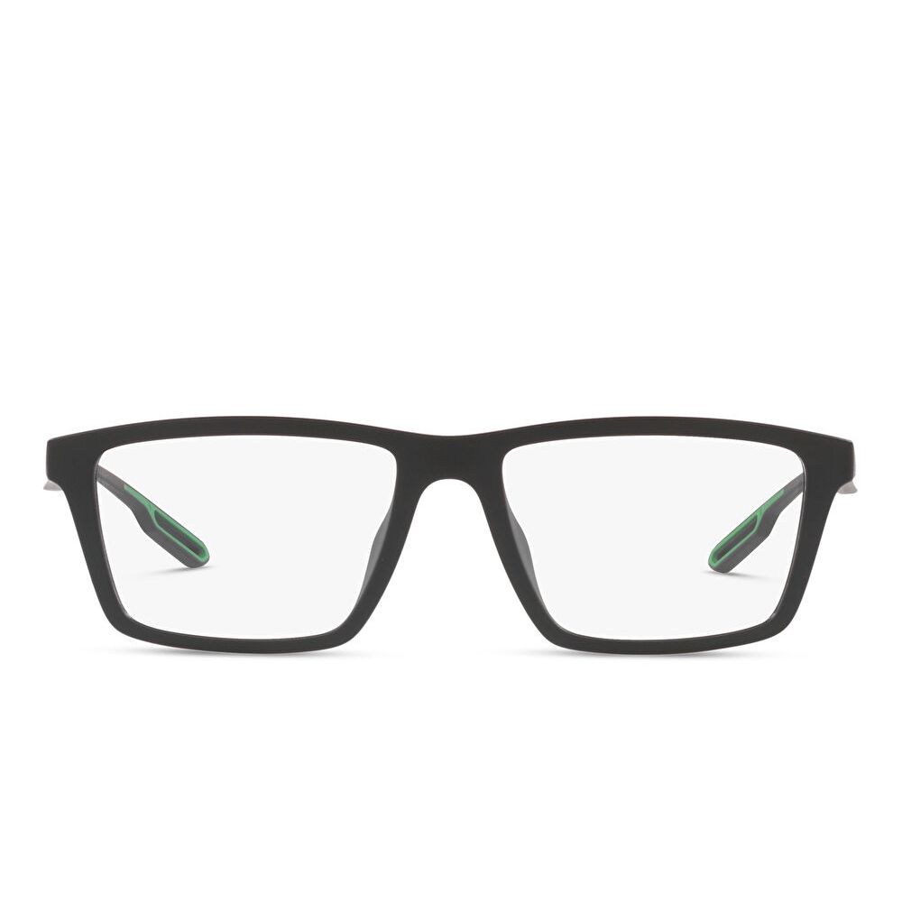 Emporio Armani Wide Rectangle Eyeglasses - Black (182770001)