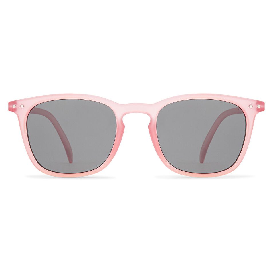 IZIPIZI Logo Unisex Square Sunglasses - Pink / Grey (192735005)