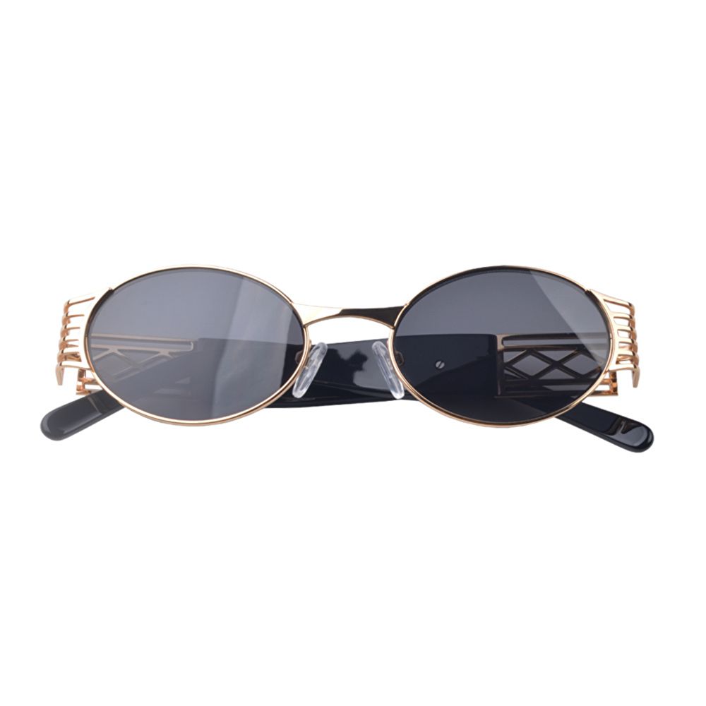 Karen Wazen Pam Oval Sunglasses - Gold / Black (186532001)
