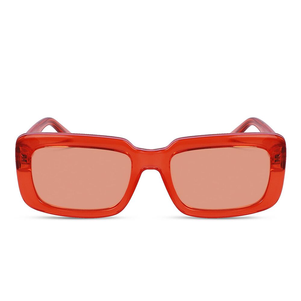 Lagerfeld Rectangle Sunglasses - Purple / Orange (184077004)