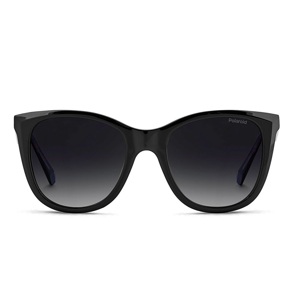 Polaroid Oversized Square Sunglasses - Black / Black (182828002)