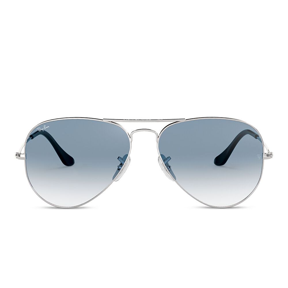 Ray-Ban Unisex Aviator Sunglasses - Silver / Blue (23308070)