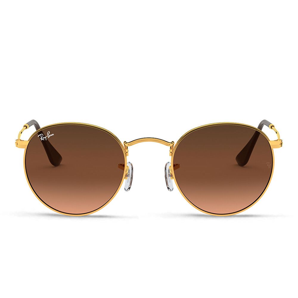 Ray-Ban Unisex Round Sunglasses - Gold / Brown (58558029)
