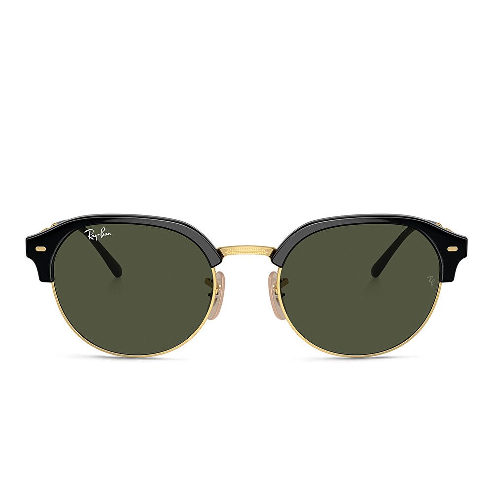 Ray-Ban Unisex Irregular Sunglasses - Black / Green (189858001)