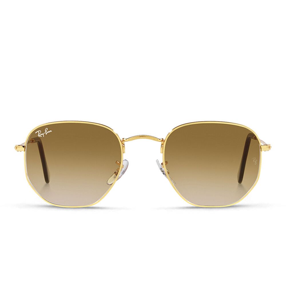 Ray-Ban Unisex Irregular Sunglasses - Gold / Brown (157740012)