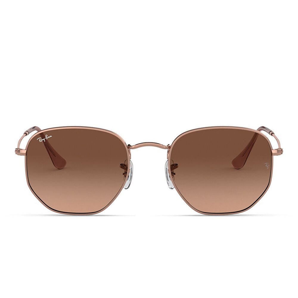 Ray-Ban Unisex Irregular Sunglasses - Gold / Pink Gradient Brown (111432032)