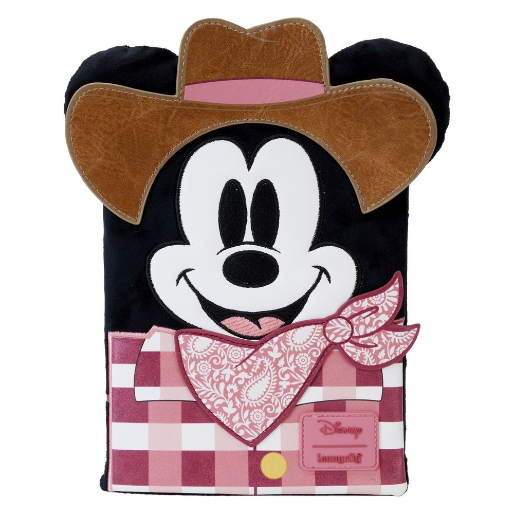 Loungefly Stationery Disney Western Mickey Plush Journal