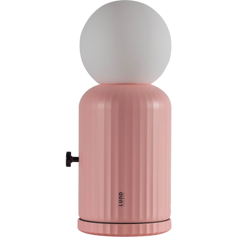 Lund London Wireless Lamp And Charger - Pink