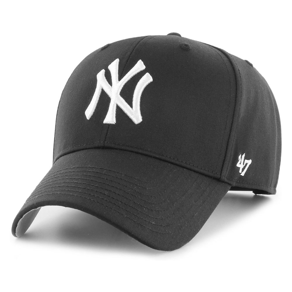 47 Brand MLB New York Yankees Black Raised Basic '47 MVP Cap