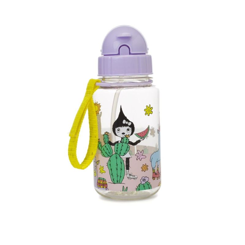 Zip & Zoe Llama Water Bottle with Straw