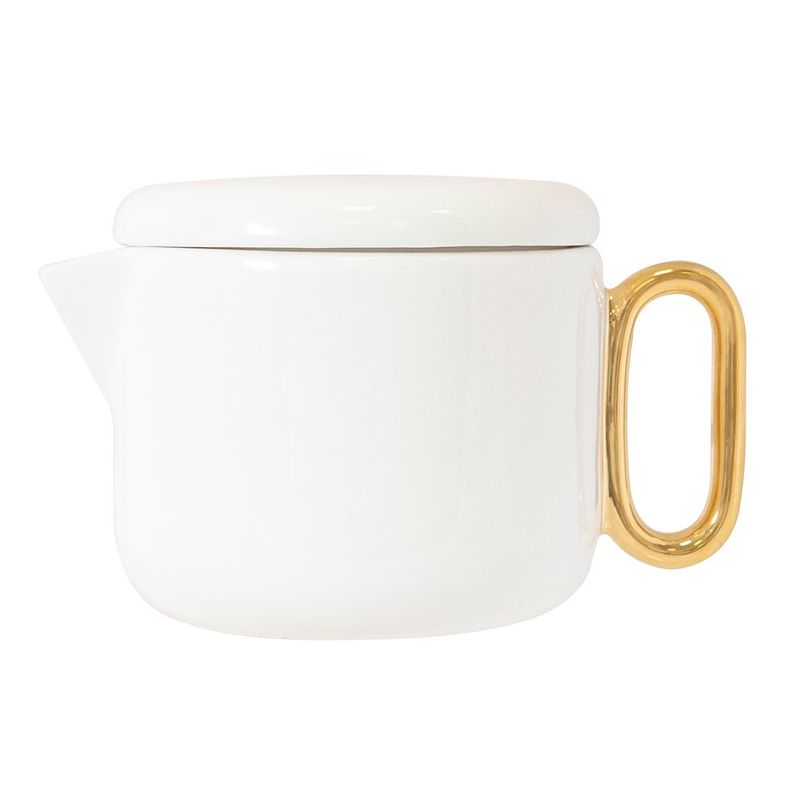 Cristina Re Celine Teapot Ivory & Gold