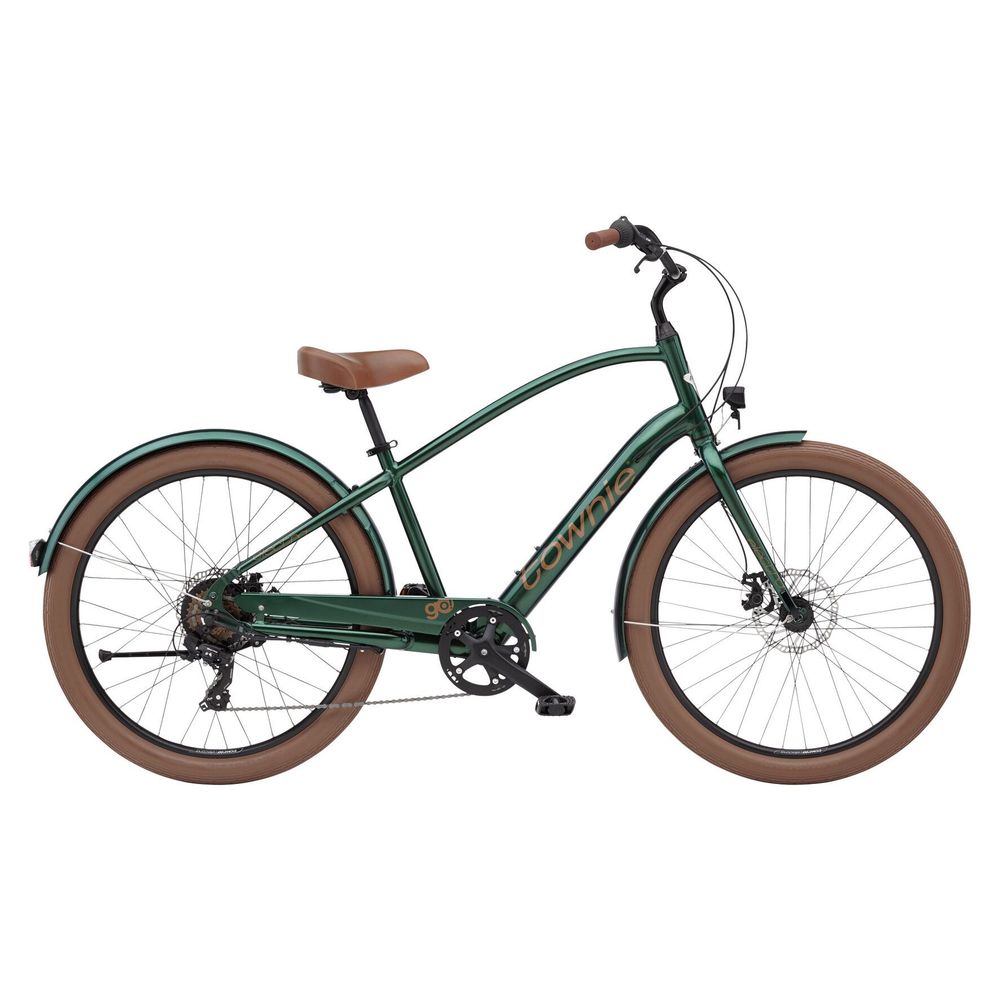 Electra Men's E-Bike Townie Go! 7D Step-Over Evergreen Metallic 27.5