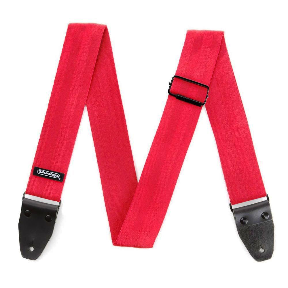 Jim Dunlop Deluxe Seatbelt Strap - Red