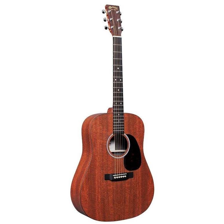 Martin D-X1E Dreadnought Acoustic-Electric Guitar - Natural Mahogany (Martin Gig Bag Included)