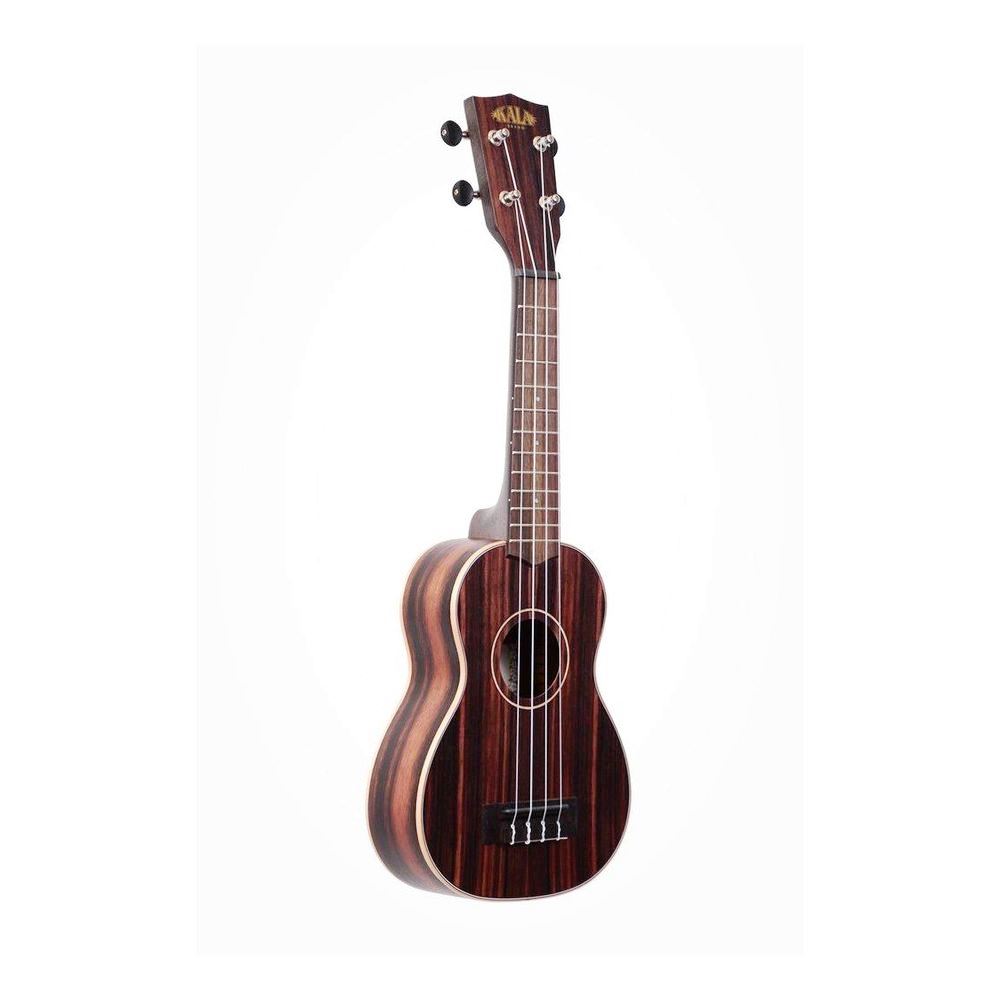 Kala Striped Ebony Series Soprano Ukulele (Includes Bag)