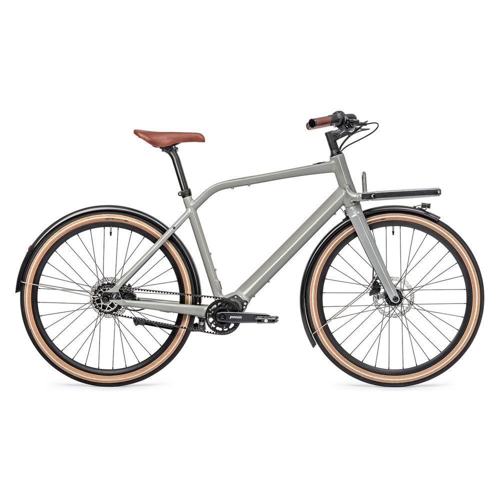 Schindelhauer Men's E-Bike Emil 9-Speed 50 Mahle X35 Pinion Mineral Grey 27.5