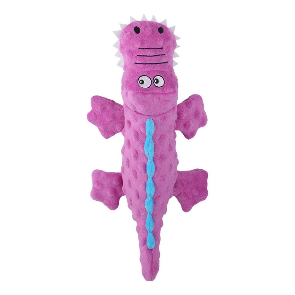 Nutrapet Plush Pet Crazy Gators Dog Toy - Multicolor (Includes 1)