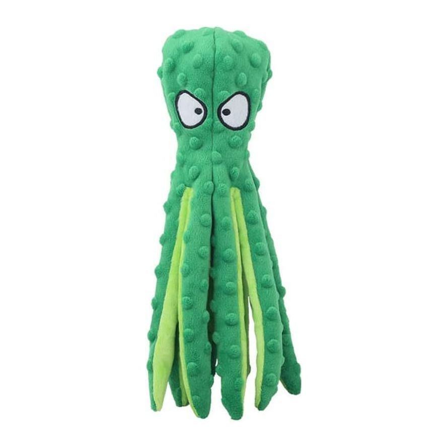 Nutrapet Plush Pet Octopus Dog Toy - Multicolor (Includes 1)