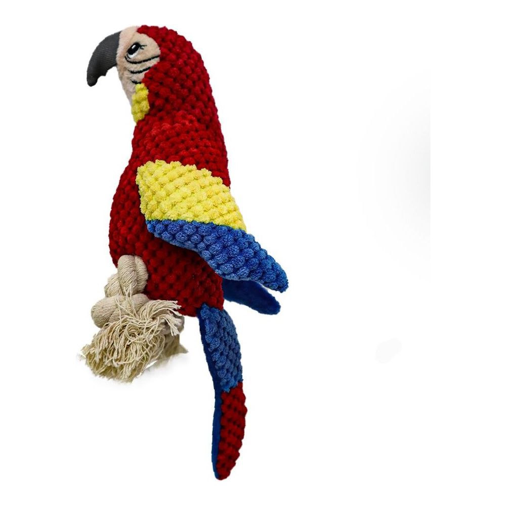 Nutrapet Plush Pet Bird Dog Toy - Multicolor and Design (Includes 1)
