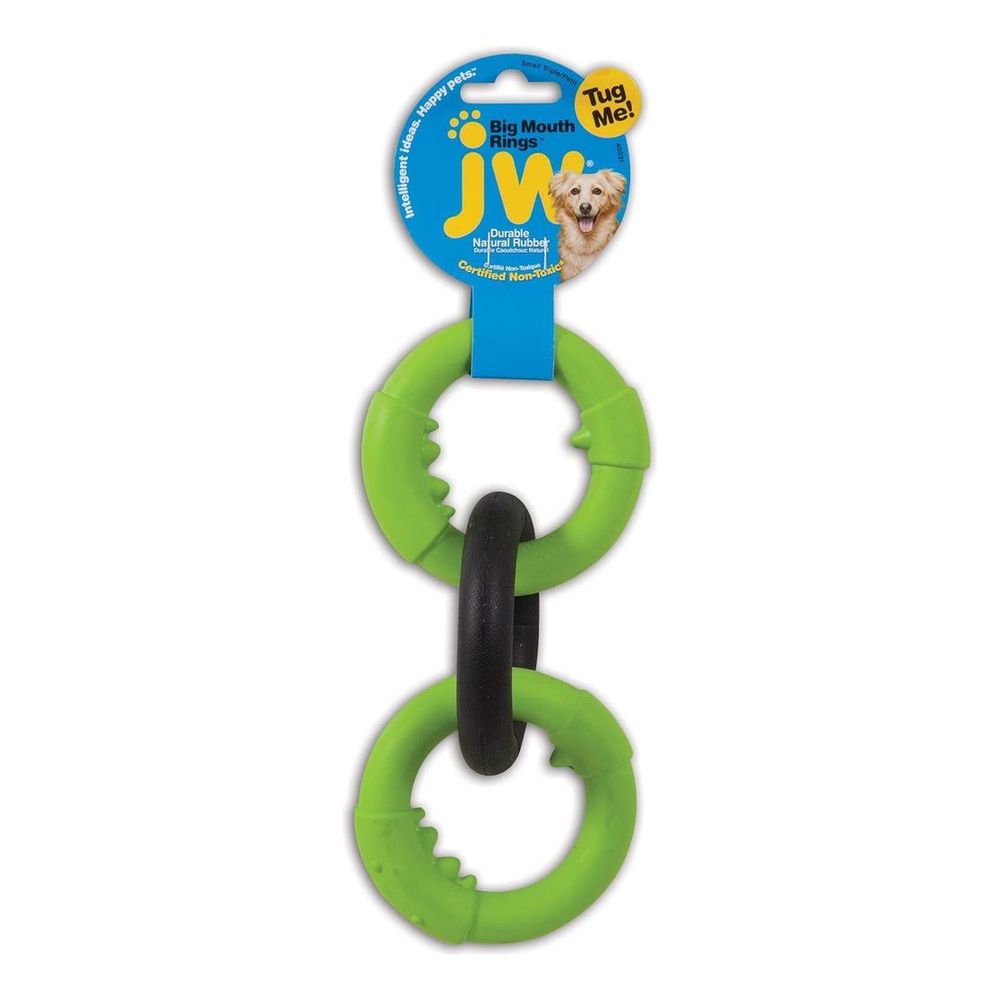 JW Big Mouth Rings Small Triple - Multicolor (Includes 1)