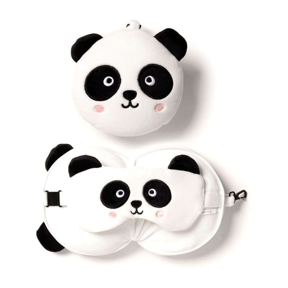 Puckator Panda Travel Pillow & Eye Mask