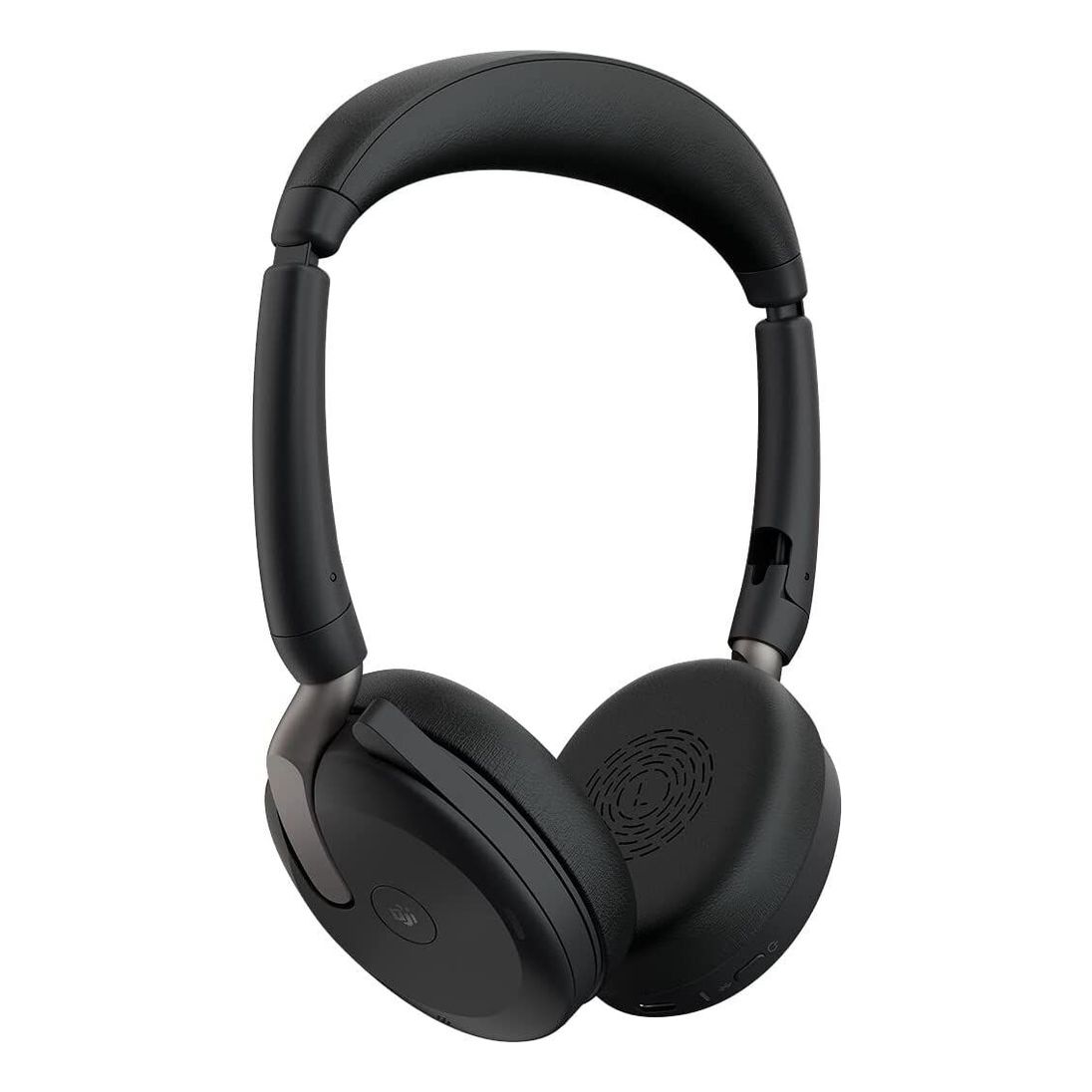 Jabra Evolve2 65 Flex Portable Professional Headset With Active Noise Cancellation - UC Edition + Link 380a Wireless Dongle