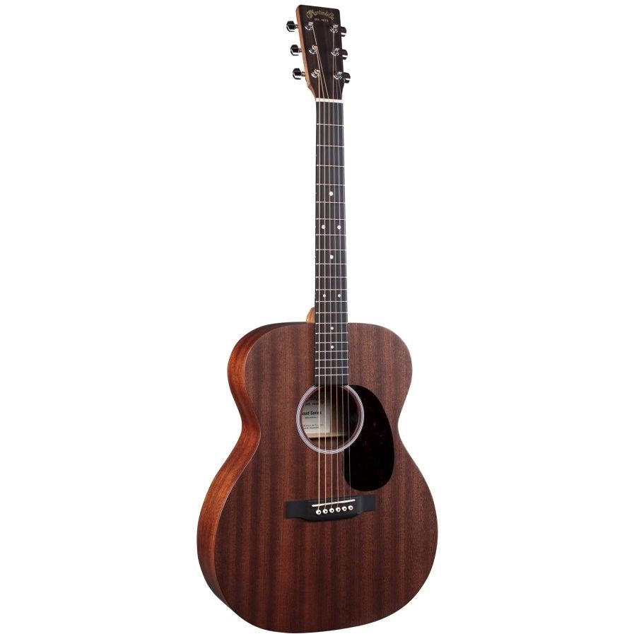 Martin 000-10E Acoustic-Electric Guitar - Natural Satin Sapele (Includes Martin Gig Bag)