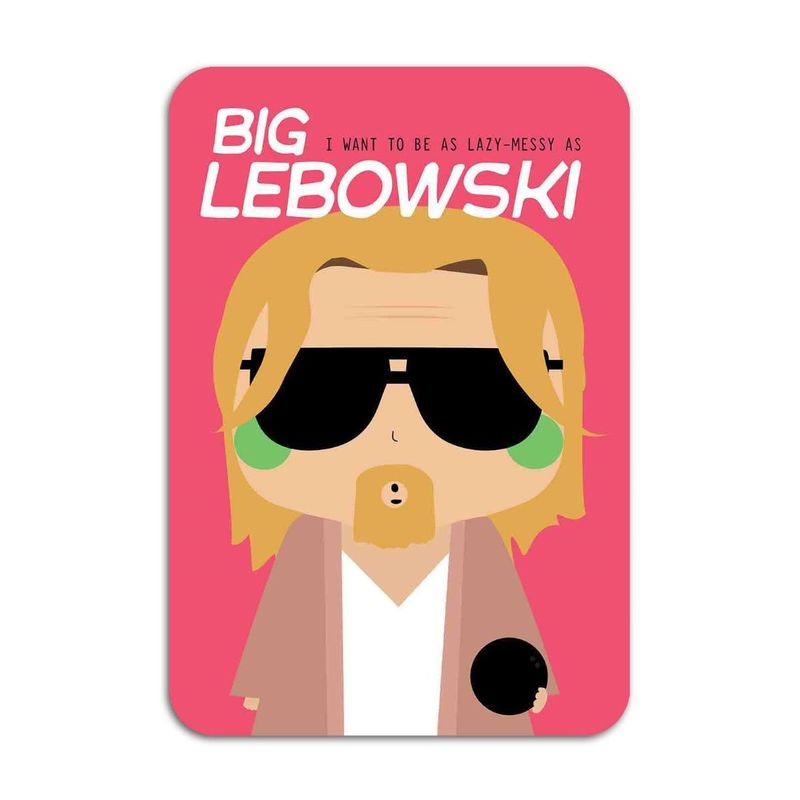 The Big Lebowski Card by Ninasilla (10.5 x 14.8 cm)