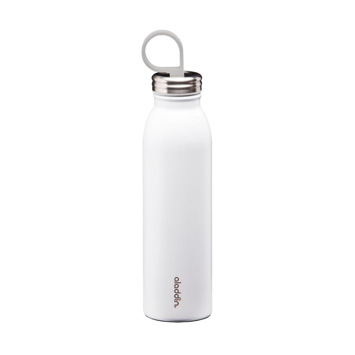 Aladdin Chilled Thermavac Stainless Steel Water Bottle 0.55L Snowflake White