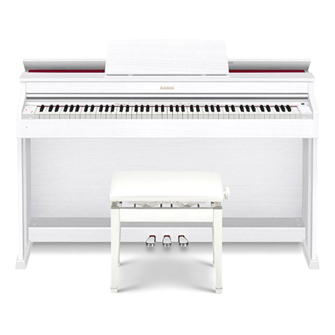 Casio AP-470 Celviano 88-Key Digital Piano with Bench - White