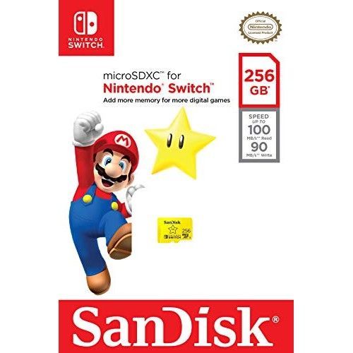 Sandisk Nintendo MicroSDXC Memory Card 256GB