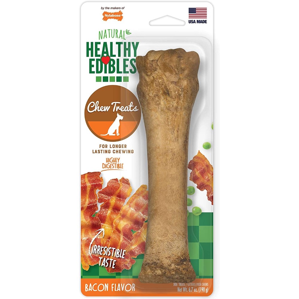 Nylabone Healthy Edible Bacon with Vitamins Bl Souper