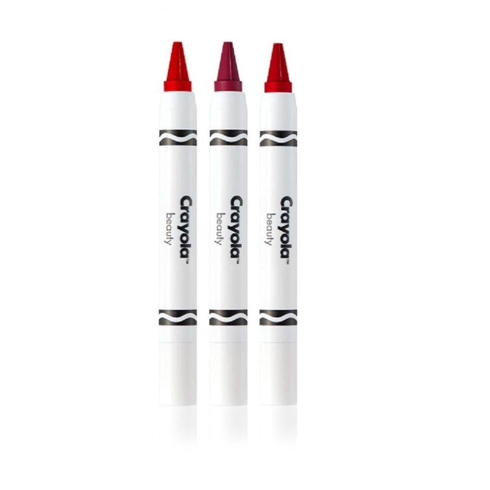 Crayola Beauty Crayon Trio Romantic Reds - Strawberry/Maroon/Red