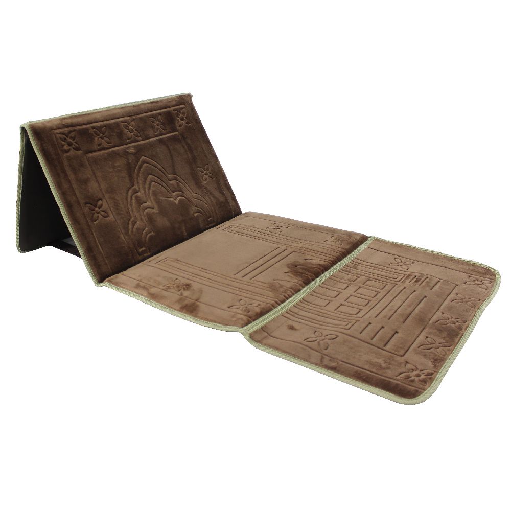 Sundus Most Useful Foldable Prayer Mat Dark Brown