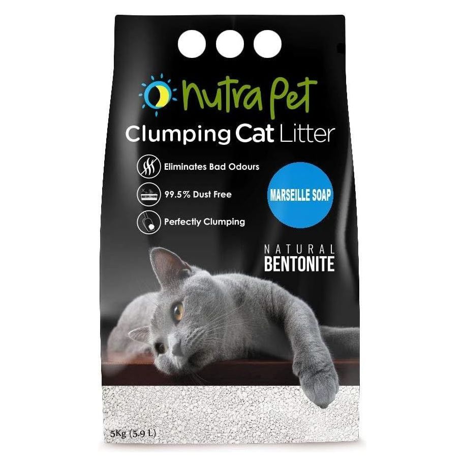 Nutrapet 5Kg Marsiella Soap White Compact Cat Litter 5Kg