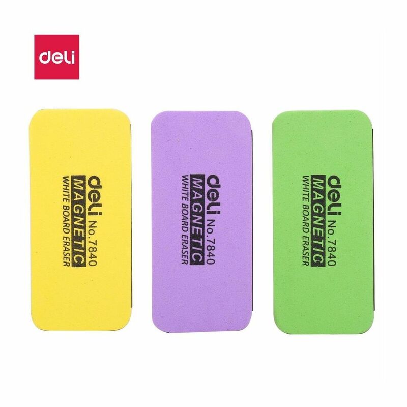 Deli White Board Eraser 110 x 50 x 30mm Assorted (Includes 1)