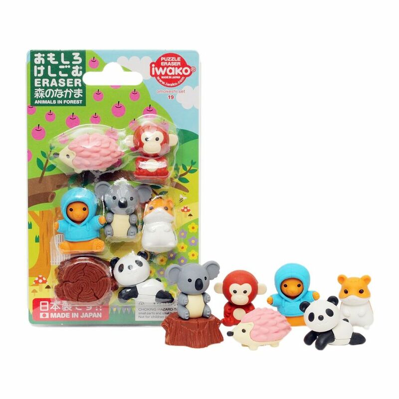 Iwako Forest Animal Eraser