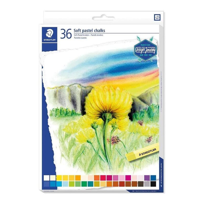 Staedtler Soft Pastel Chalks - Assorted Colours (Set Of 36)