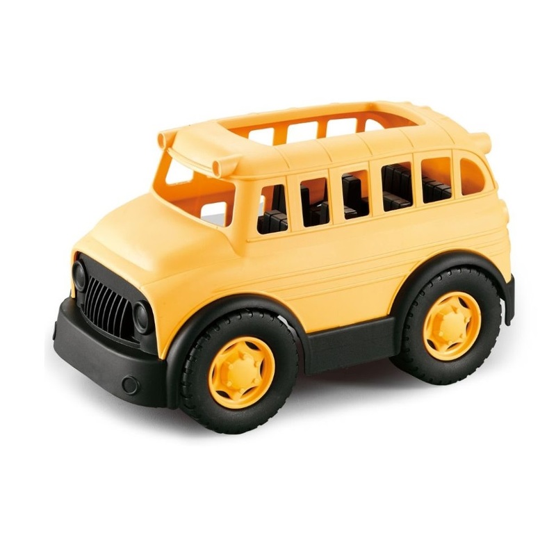 Roll Up Kids Eco Friendly School Bus Bricks Vehicle