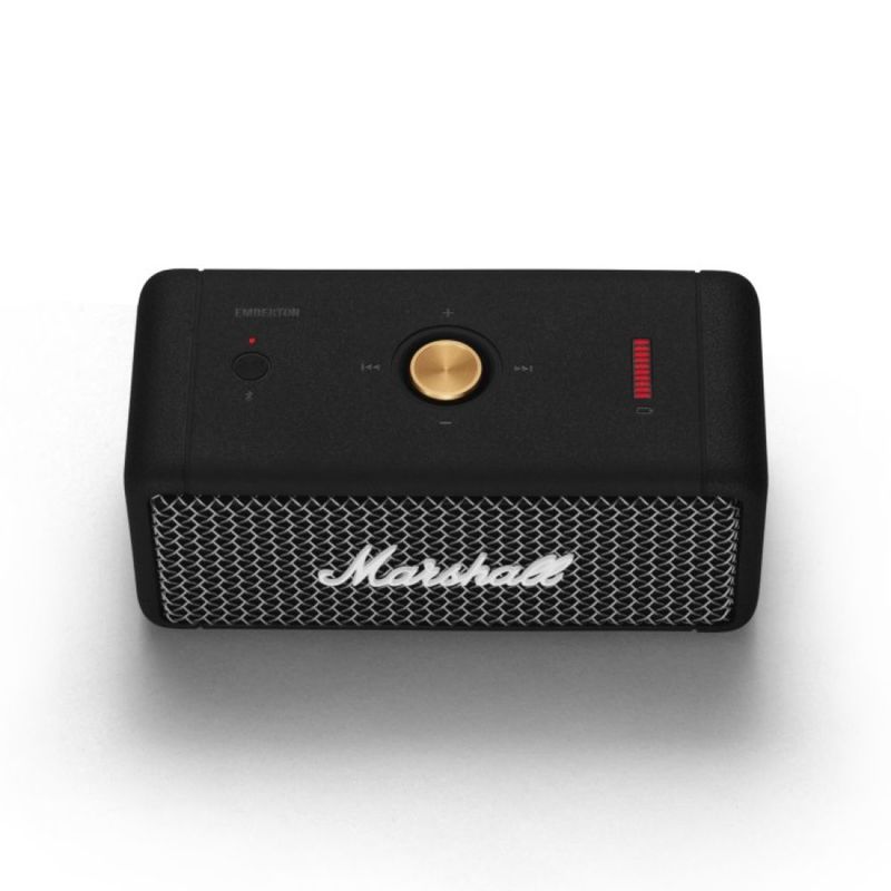 Marshall Emberton Black Compact Portable Speaker