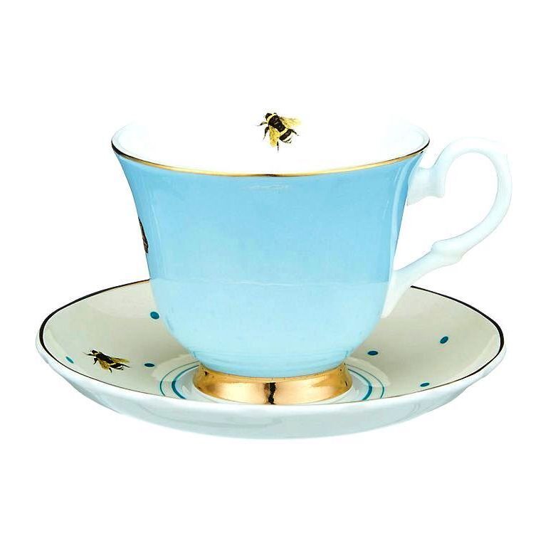 Yvonne Ellen Teacup & Saucer Zebra (Design 002)